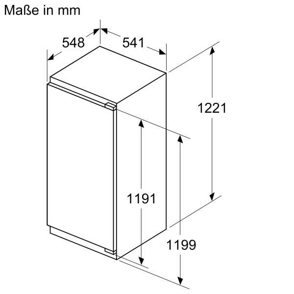 NEFF KI1416FE0 N 50 Kühlschrank Flachscharnier