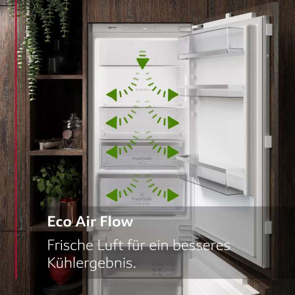 NEFF KI2326DD1 N 70 Einbau-Kühlschrank mit Gefrierfach 102.5 x 56 cm Flachscharnier mit Softeinzug