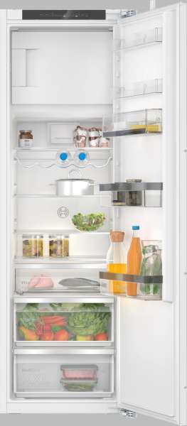 BOSCH KIL82ADD0 Serie 6 Einbau-Kühlschrank mit Gefrierfach 177.5 x 56 cm Flachscharnier mit Softeinzug