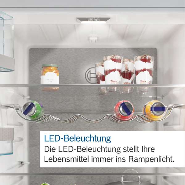 BOSCH KIR81ADD0 Serie 6 Einbau-Kühlschrank 177.5 x 56 cm Flachscharnier mit Softeinzug