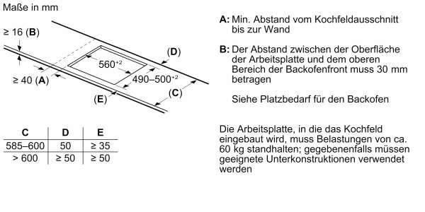 BOSCH PIF695HC1E Serie 6 Induktionskochfeld 60 cm Schwarz, Mit Rahmen aufliegend