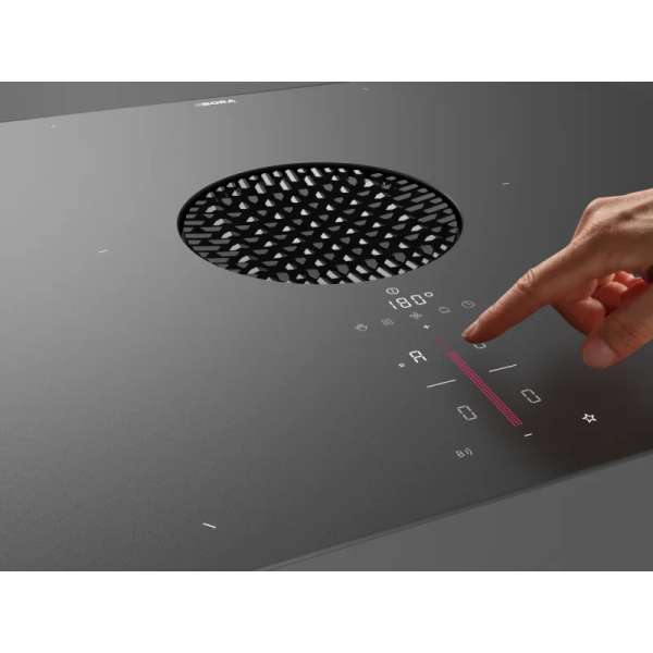 BORA PUXA2R X Pure Rough Flächeninduktions-Kochfeld mit integriertem Kochfeldabzug - Abluft