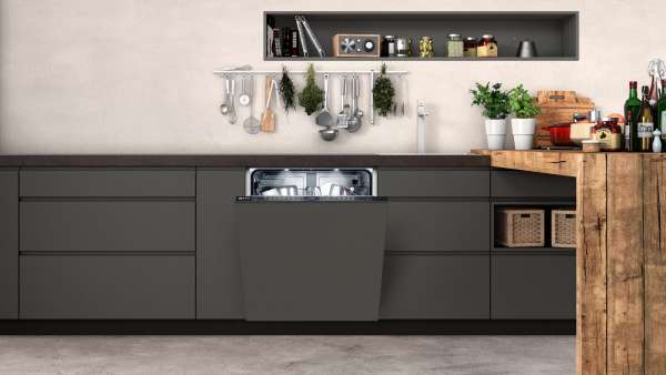 NEFF S197EB800E N 70 Geschirrspüler vollintegrierbar 60 cm VarioScharnier für besondere Einbausituationen
