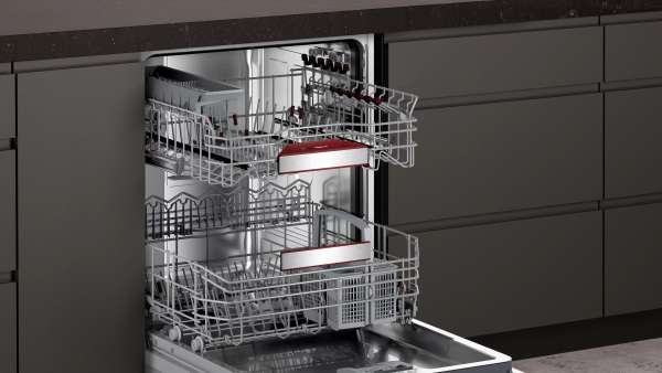 NEFF S197EB800E N 70 Geschirrspüler vollintegrierbar 60 cm VarioScharnier für besondere Einbausituationen