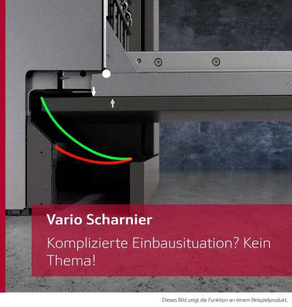 NEFF S197EB802E N 70 Geschirrspüler vollintegrierbar 60 cm VarioScharnier für besondere Einbausituationen
