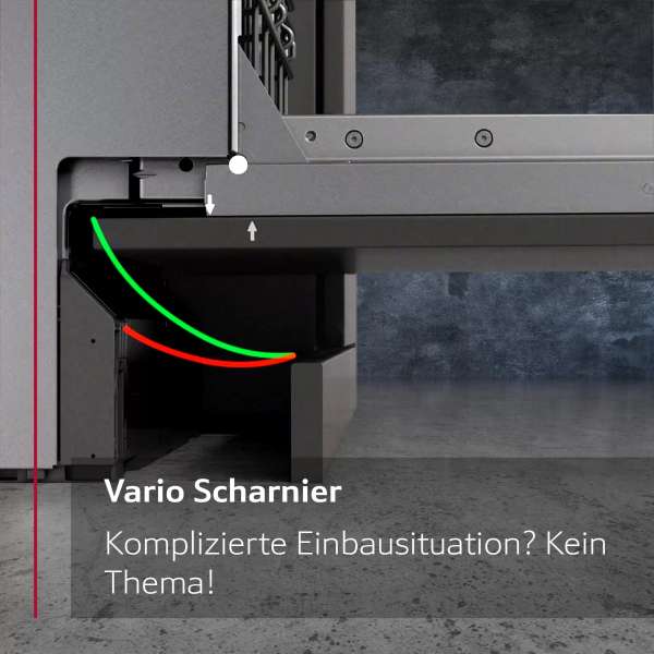 NEFF S197TCX00E N 70 Geschirrspüler vollintegrierbar 60 cm VarioScharnier für besondere Einbausituationen