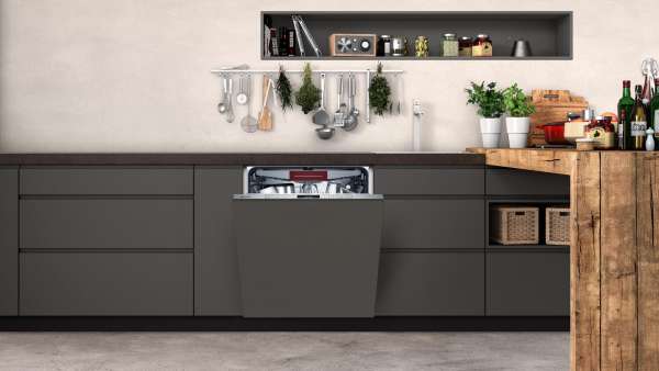 NEFF S197TCX00E N 70 Geschirrspüler vollintegrierbar 60 cm VarioScharnier für besondere Einbausituationen