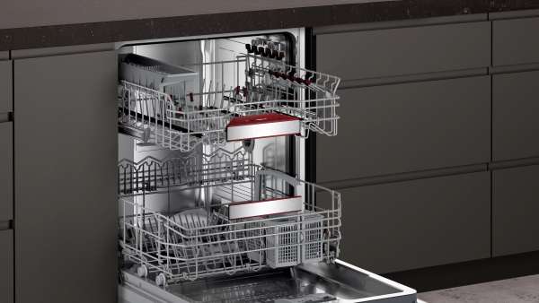 NEFF S199YB801E N 90 Geschirrspüler vollintegrierbar 60 cm VarioScharnier für besondere Einbausituationen