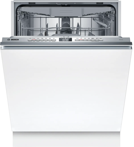 BOSCH SBH4HVX00E Serie 4 Vollintegrierter Geschirrspüler 60 cm XXL, VarioScharnier für besondere Einbausituationen