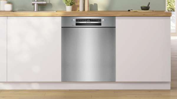 BOSCH SMU6ZCS17E Serie 6 Unterbau-Geschirrspüler 60 cm Gebürsteter Stahl