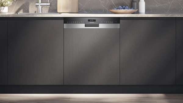 Siemens SN55ES12CE iQ500 Teilintegrierter Geschirrspüler 60 cm Gebürsteter Stahl