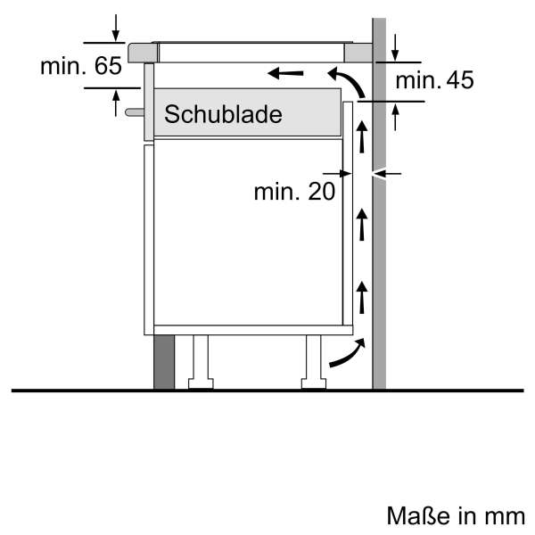 NEFF T58FD20X0 N 70 Induktionskochfeld 80 cm Rahmenlos aufliegend