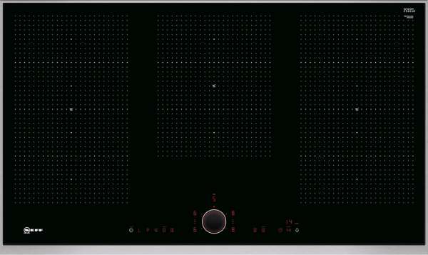 NEFF T59TS61N0 N 90 Induktionskochfeld 90 cm Schwarz, Mit Rahmen aufliegend