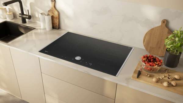 NEFF T68TTV4L0 N 90 Induktionskochfeld 80 cm Schwarz, Mit Rahmen aufliegend