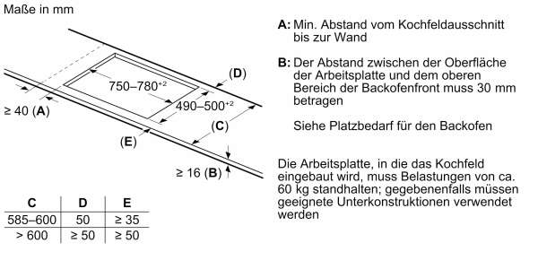 NEFF T68TTV4L0 N 90 Induktionskochfeld 80 cm Schwarz, Mit Rahmen aufliegend