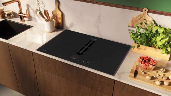 NEFF V68YYX4C0 N 90 Induktionskochfeld mit Dunstabzug 80 cm Flex Design