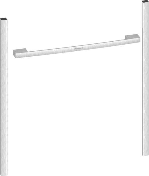 NEFF Z9060MY0 Flex Design Kit 60 cm Metallic silver, für einen einzelnen Backofen & für einen Kompaktbackofen und -Schublade (Wärme-, Zubehör-, Vakuumier-)