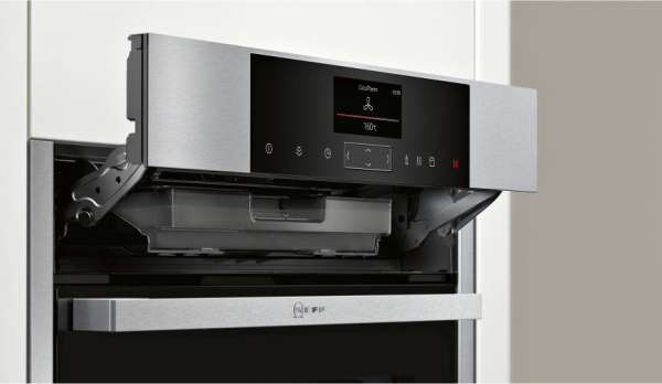 Neff B15FS22N0 N90 A+ Einbau-Dampfbackofen, 60cm breit, 12 Beheizungsarten, EasyClean, Edelstahl BFS1522N