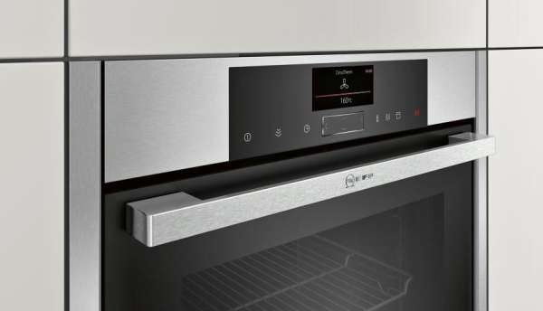 Neff B15FS22N0 N90 A+ Einbau-Dampfbackofen, 60cm breit, 12 Beheizungsarten, EasyClean, Edelstahl BFS1522N