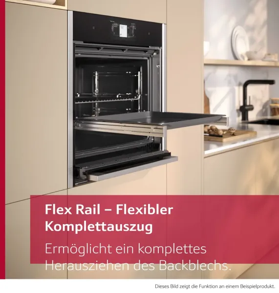 NEFF B69VS3AY0 N 90 Einbau-Backofen mit Dampfunterstützung 60 x 60 cm Flex Design