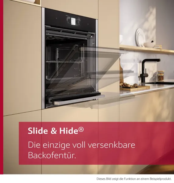 NEFF B69VS3AY0 N 90 Einbau-Backofen mit Dampfunterstützung 60 x 60 cm Flex Design