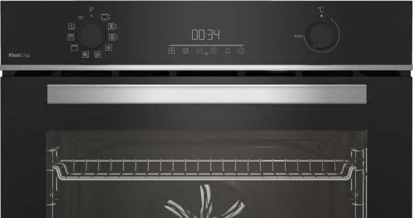Beko BBIM13300XMPEF Einbau Backofen mit Pyrolyse 72 Liter Schwarz/Edelstahl, EEK A+