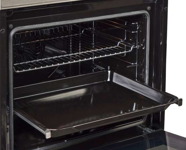 Beko BBUM12328X Einbauherdset Glaskeramik-Kochfeld 8 Heizarten SteamShine-Reinigungsfunktion Edelstahl