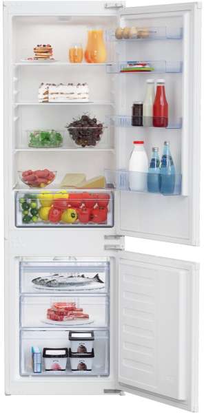 Beko BCHA275K4SN Einbau Kühl-Gefrierkombination 178 cm weiß, EEK E
