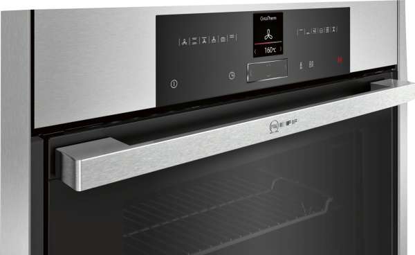 Neff BCR5522N B55CR22N0 Ein­bau­back­ofen CircoTherm Pyrolyse Slide & Hide 12Hei­zar­ten 2,5"TFT Display