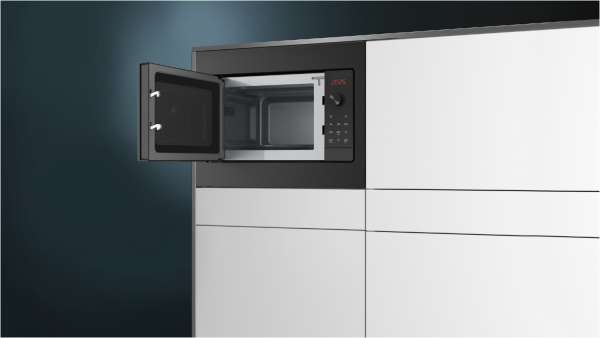 Siemens BF523LMB3 iQ300 Einbau-Mikrowelle Schwarz