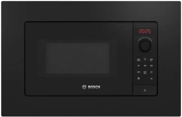 BOSCH BFL623MB4 SERIE 2 EINBAU-MIKROWELLE 38 CM 20L 800W SCHWARZ
