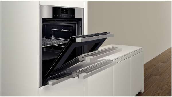 Neff Backofen BFS4522N Fullsteam Dampfbackofen EasyClean Slide und Hide B45FS22N0