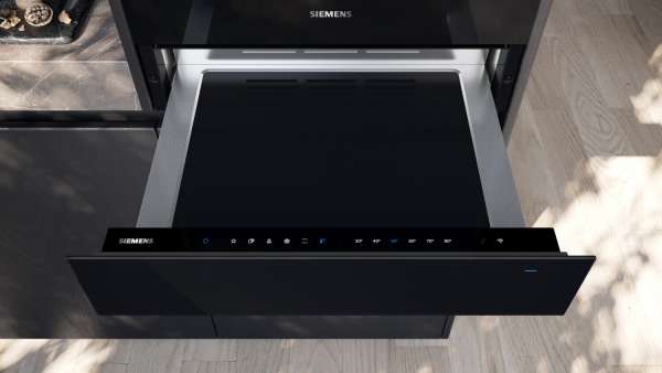 Siemens BI710C1B1 iQ700 Wärmeschublade 60 x 14 cm Schwarz, Edelstahl