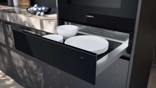 Siemens BI710C1B1 iQ700 Wärmeschublade 60 x 14 cm Schwarz, Edelstahl