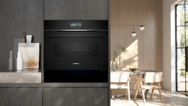 Siemens BI910C1B1 iQ700 Wärmeschublade 60 x 14 cm Schwarz, Edelstahl