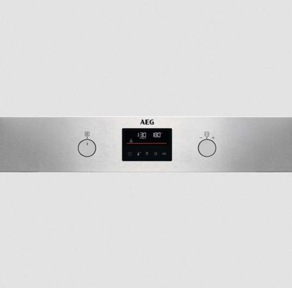 AEG BPB335060M 6000 SurroundCook®, Einbaubackofen, Pyrolytische Selbstreinigung, Edelstahl mit Antifingerprint