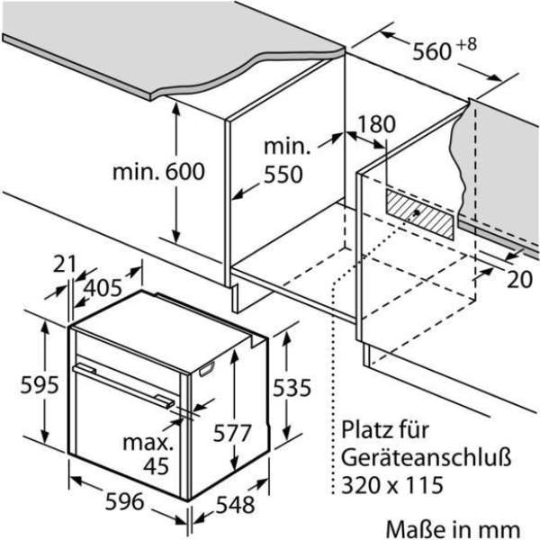 Neff BVR 5522 N B55VR22N0 Edelstahl Backofen mit Dampfunterstützung