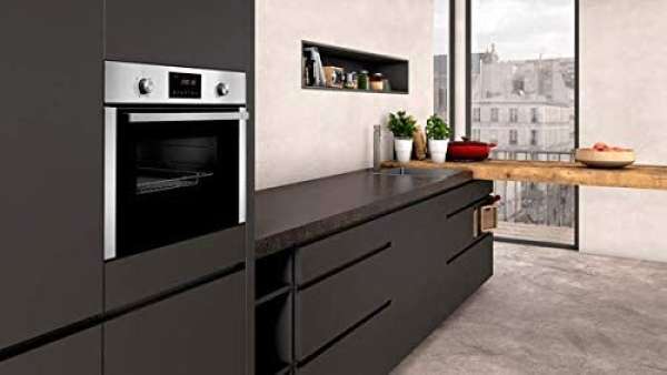 NEFF C1CMG84N0 Einbau Kompaktbackofen mit Mikrowelle N50 / 45,4 x 59,4 x 57,0 cm (H x B x T) / 44 l/Edelstahl/Grill / 15 Automatikprogramme