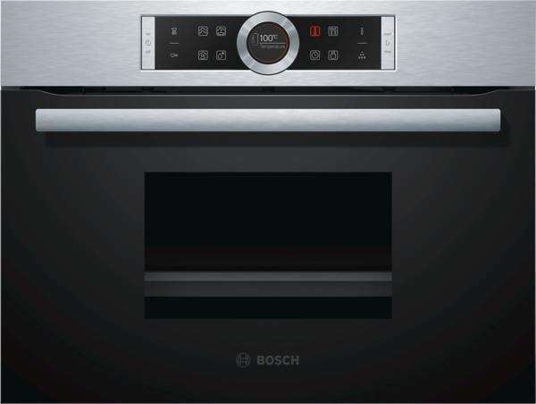 Bosch CDG634AS0 Serie 8 Dampfgarer, 60cm breit, 38l, AutoPilot 20, Dampfgaren, Edelstahl