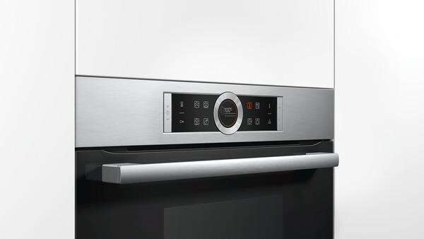 Bosch CDG634AS0 Serie 8 Dampfgarer, 60cm breit, 38l, AutoPilot 20, Dampfgaren, Edelstahl