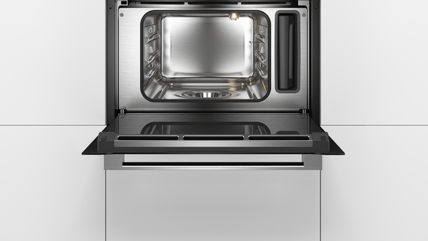 Bosch CDG634AS0 Serie 8 Dampfgarer, 60cm breit, 38l, AutoPilot 20, Dampfgaren, Edelstahl
