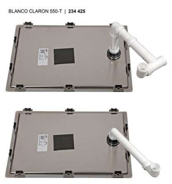 BLANCO 521563 CLARON 550-T-IF, Edelstahl Seidenglanz