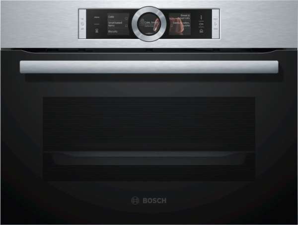 BOSCH CSG636BS1 Serie 8 Einbau-Kompaktdampfbackofen Edelstahl