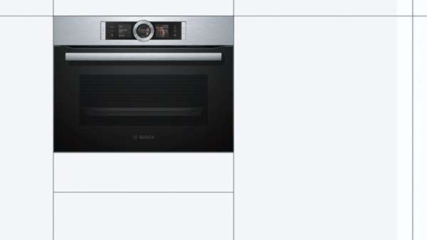 BOSCH CSG636BS1 Serie 8 Einbau-Kompaktdampfbackofen Edelstahl