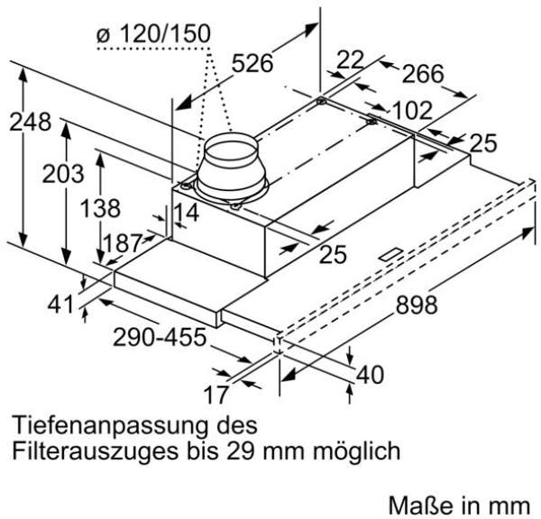 NEFF D49ED22X1 N 50 Flachschirmhaube 90 cm Silbermetallic