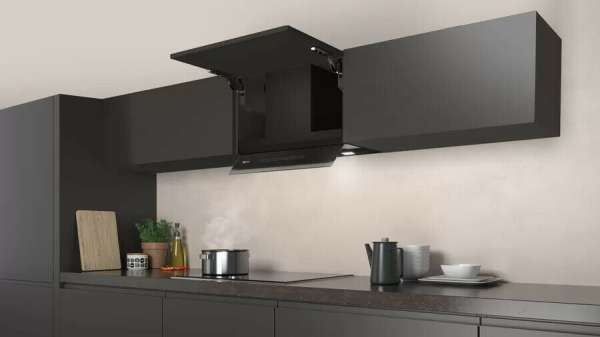 Neff D65XAM2S0 Integrierte Designhaube 60 cm Klarglas schwarz bedruckt