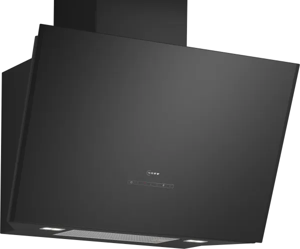 NEFF D88IAN2S0 N 90 Wandesse 80 cm Klarglas schwarz bedruckt, Schwarz