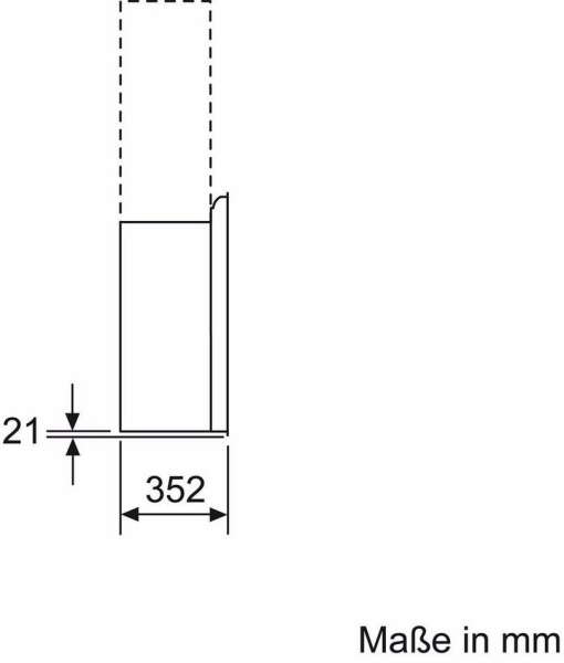 NEFF D95FRM1S0 N 70 Wandesse 90 cm Klarglas schwarz bedruckt