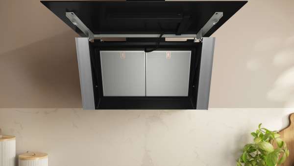 NEFF D98IPT2S0 N 90 Wandesse 90 cm Klarglas schwarz bedruckt