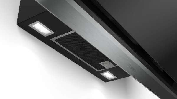 BOSCH DWK98PS62 Serie 8 Wandesse 90 cm Klarglas schwarz bedruckt